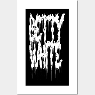 Betty White is Death Metal Posters and Art